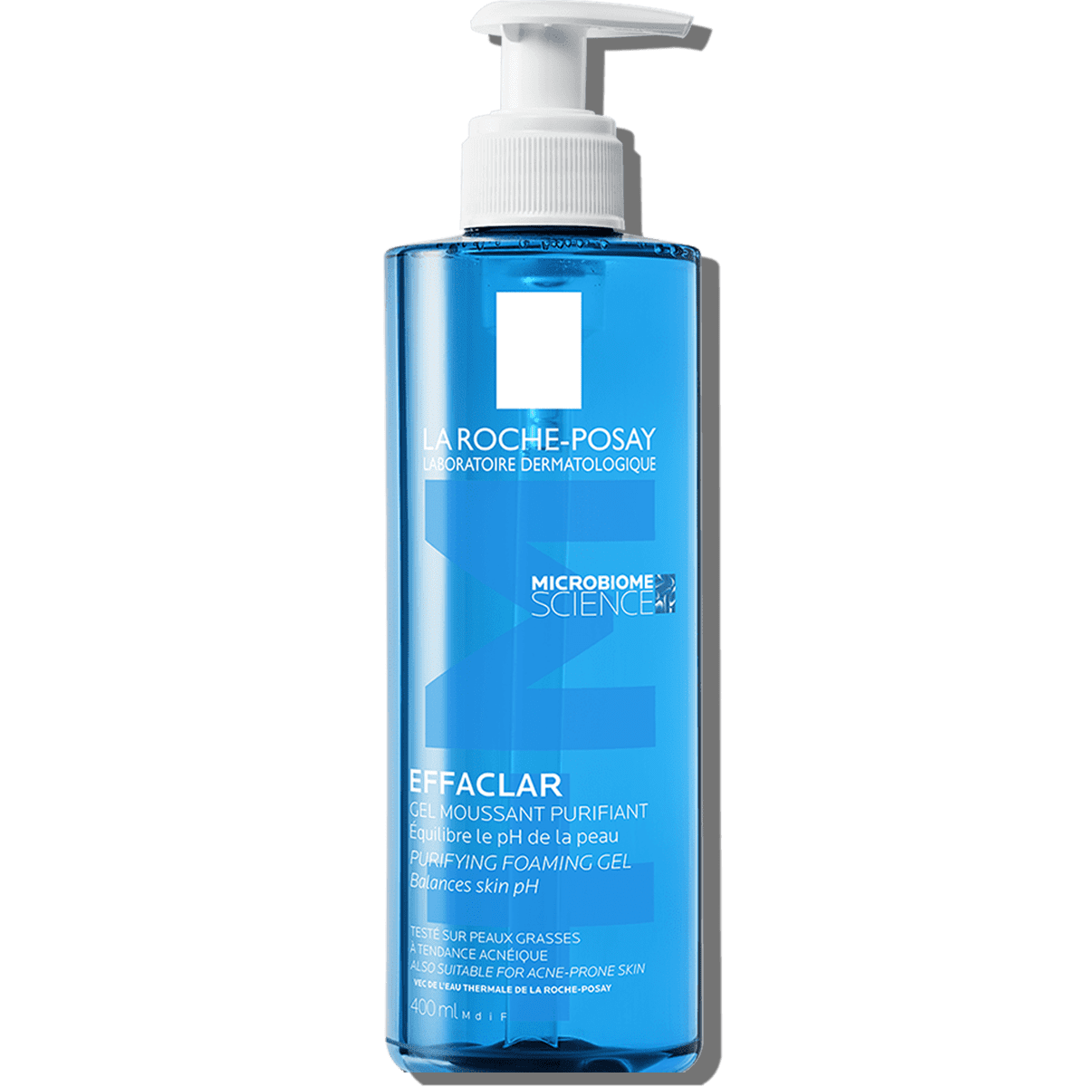  Limpiador facial La Roche-Posay Effaclar en gel, espumante y  purificador para limpieza facial y piel grasa : Belleza y Cuidado Personal